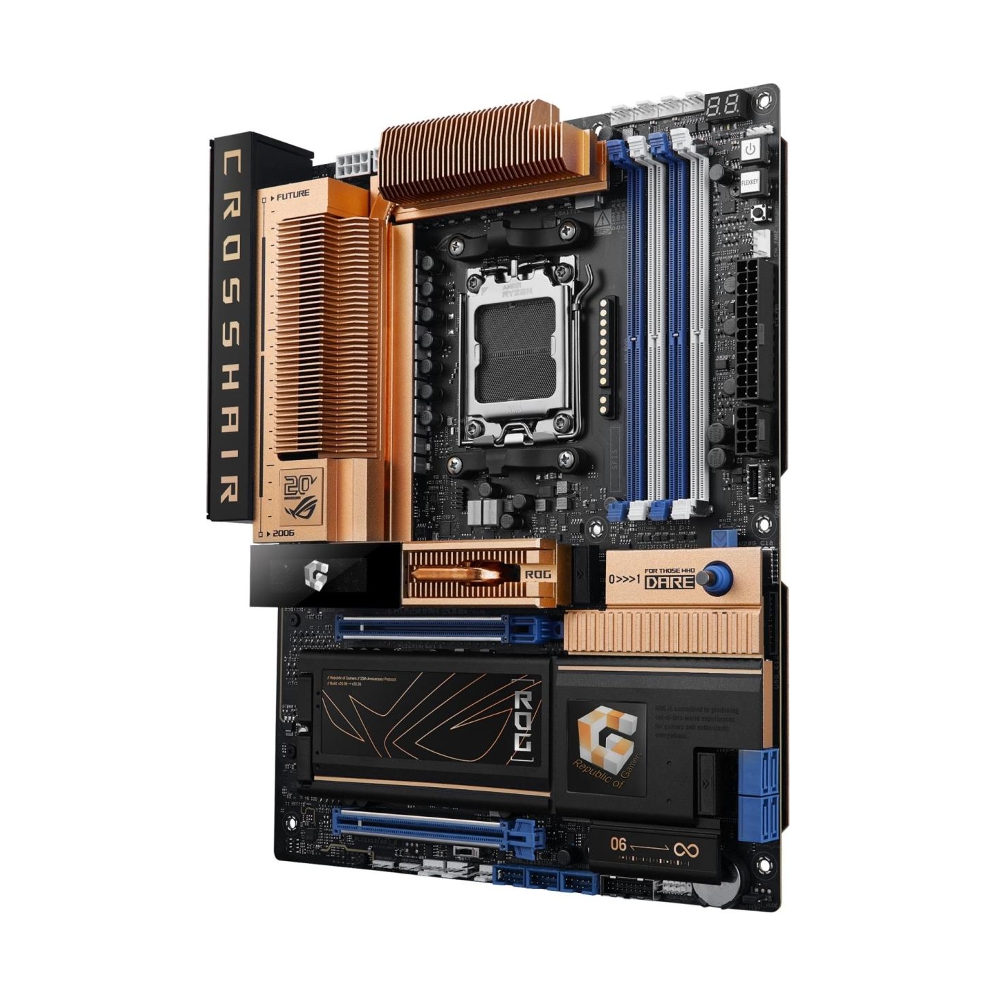 Asus Mainboard|ASUS|AMD X870E|Socket AM5|ATX|RAM DDR5-SDRAM|4xSlots|Wi-Fi Yes|Bluetooth Yes|5xNumber of M.2 (M) slots|ROGCROSSHA