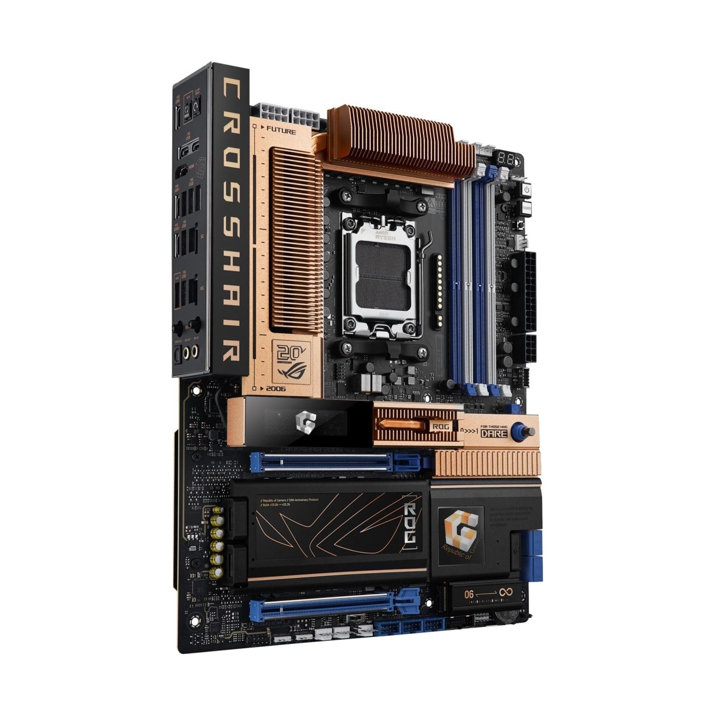 Asus Mainboard|ASUS|AMD X870E|Socket AM5|ATX|RAM DDR5-SDRAM|4xSlots|Wi-Fi Yes|Bluetooth Yes|5xNumber of M.2 (M) slots|ROGCROSSHA