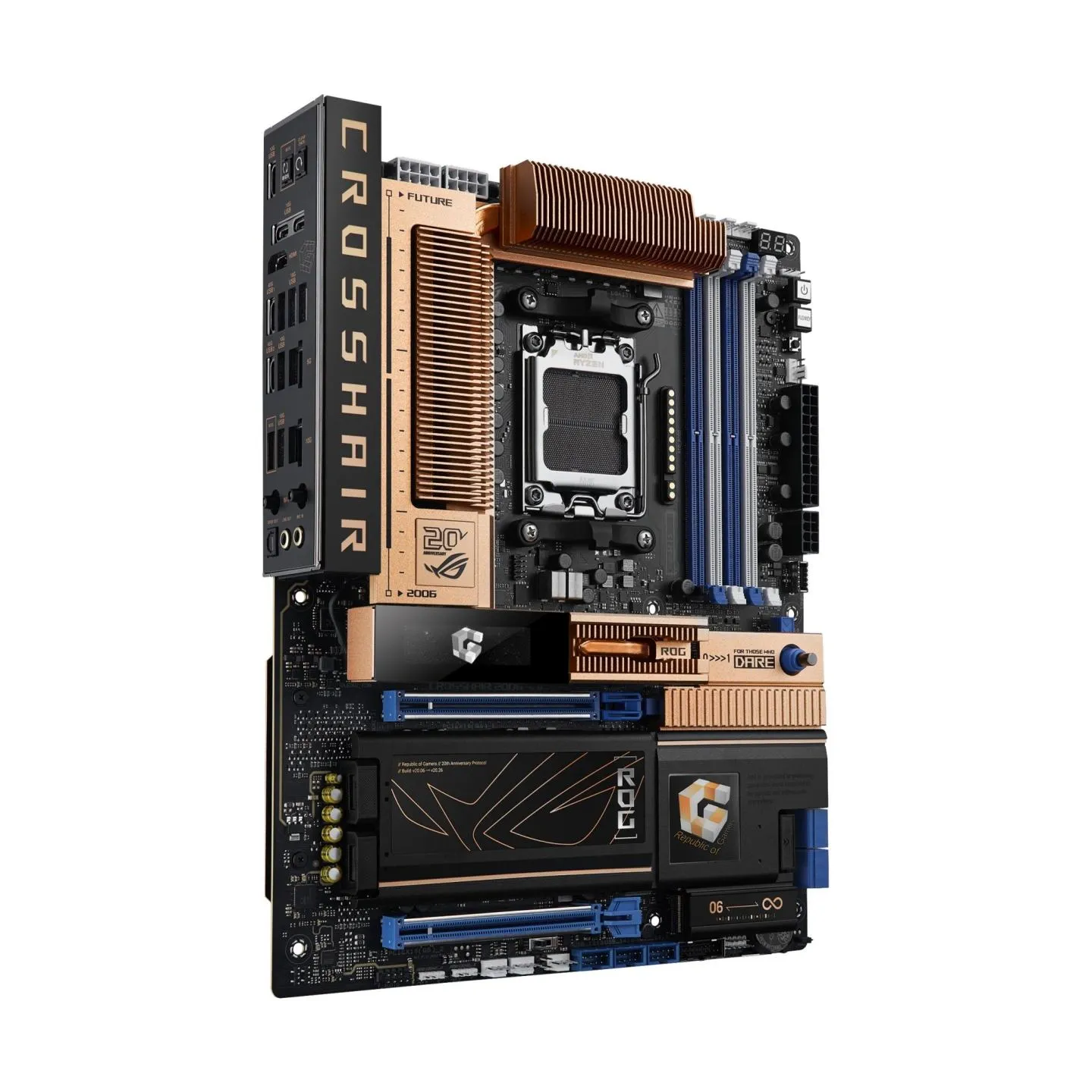 Asus Mainboard|ASUS|AMD X870E|Socket AM5|ATX|RAM DDR5-SDRAM|4xSlots|Wi-Fi Yes|Bluetooth Yes|5xNumber of M.2 (M) slots|ROGCROSSHA