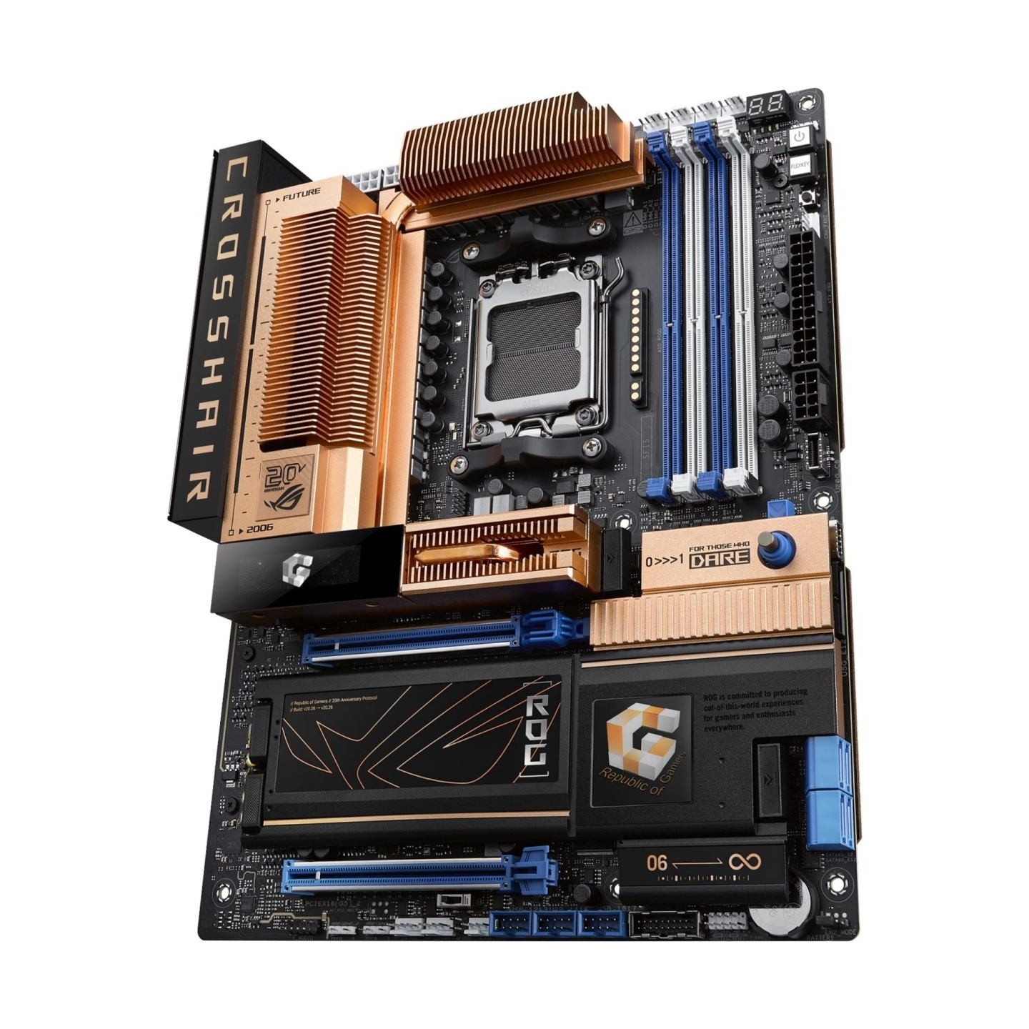 Asus Mainboard|ASUS|AMD X870E|Socket AM5|ATX|RAM DDR5-SDRAM|4xSlots|Wi-Fi Yes|Bluetooth Yes|5xNumber of M.2 (M) slots|ROGCROSSHA