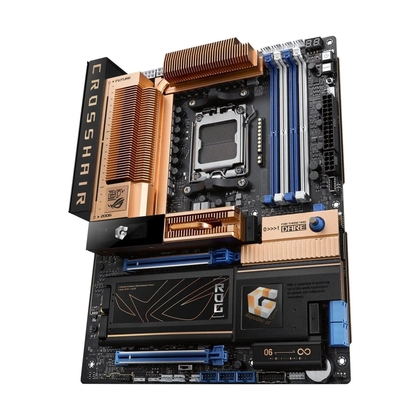 Asus Mainboard|ASUS|AMD X870E|Socket AM5|ATX|RAM DDR5-SDRAM|4xSlots|Wi-Fi Yes|Bluetooth Yes|5xNumber of M.2 (M) slots|ROGCROSSHA