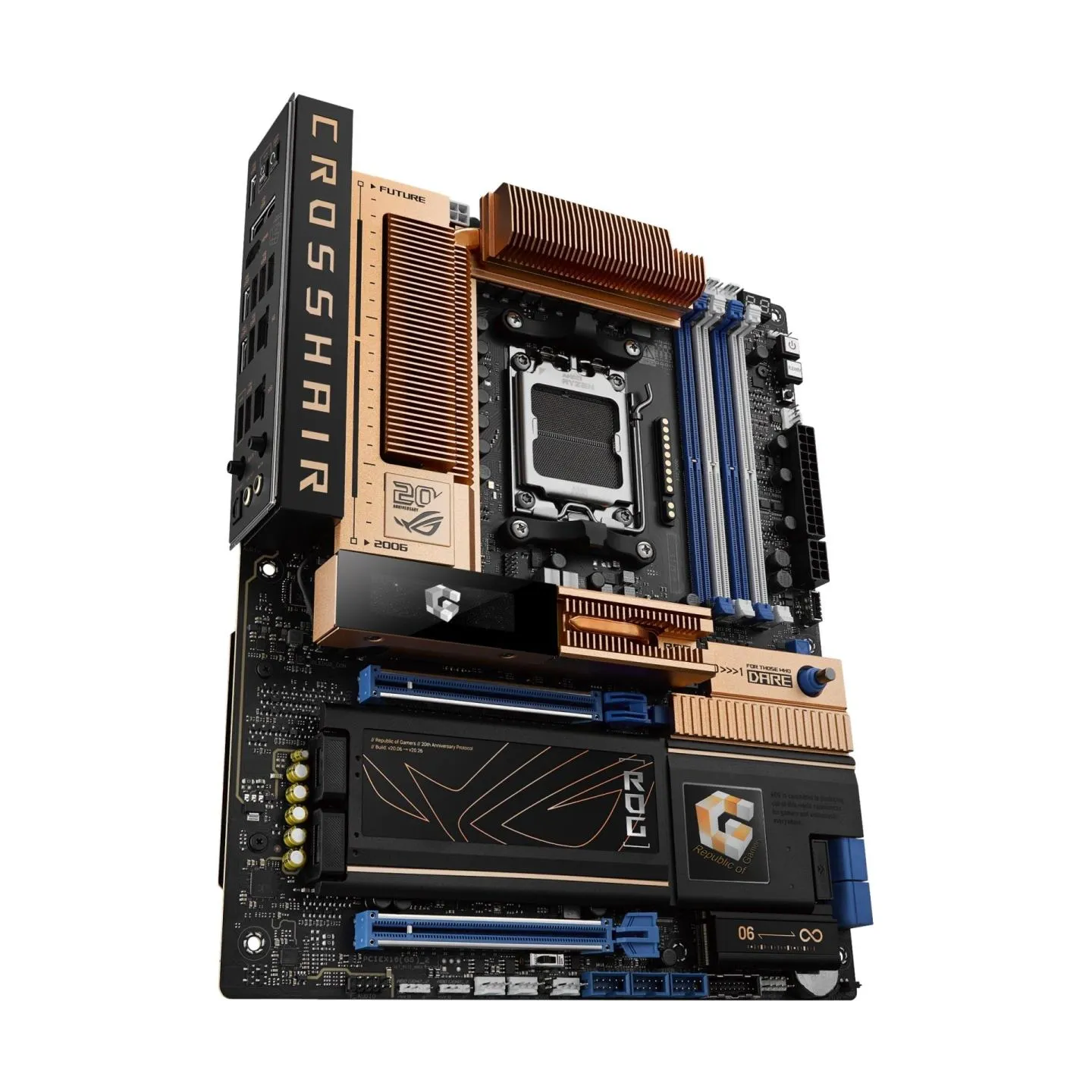 Asus Mainboard|ASUS|AMD X870E|Socket AM5|ATX|RAM DDR5-SDRAM|4xSlots|Wi-Fi Yes|Bluetooth Yes|5xNumber of M.2 (M) slots|ROGCROSSHA