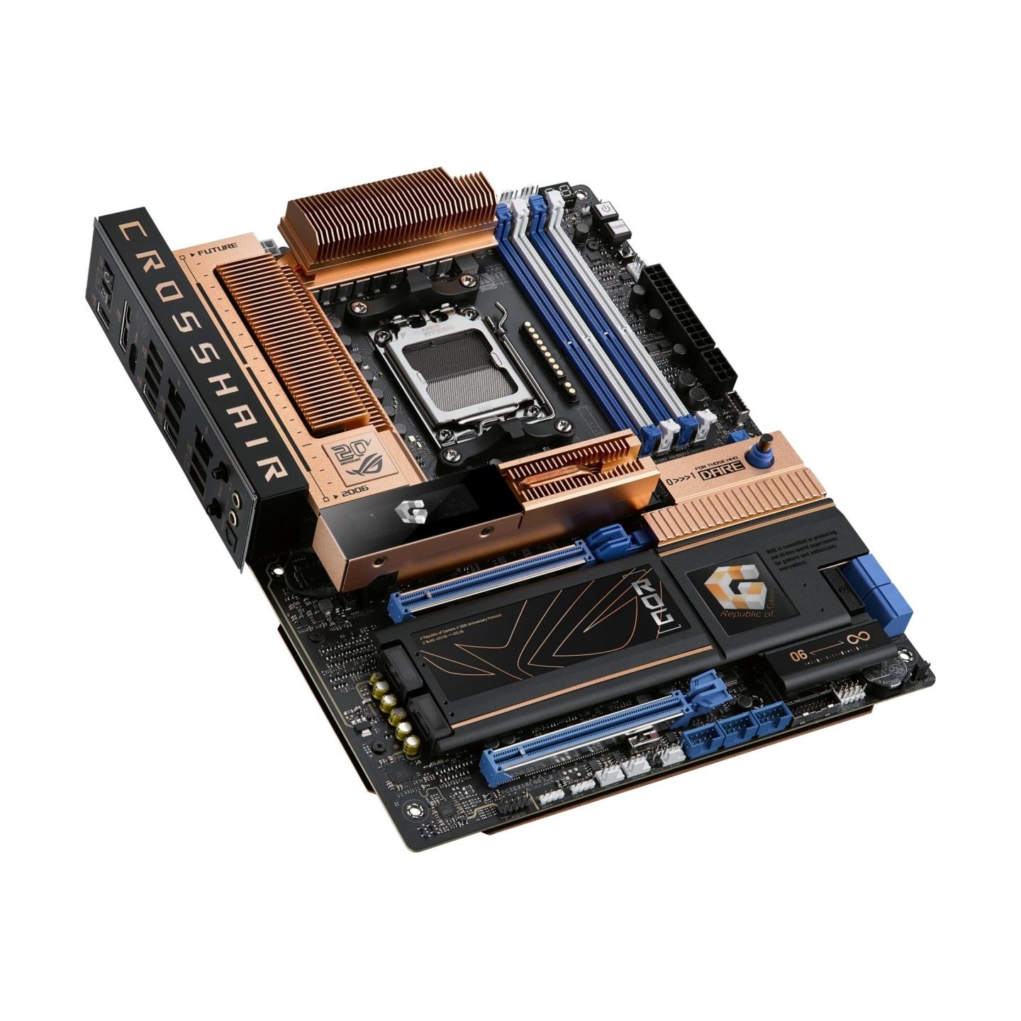 Asus Mainboard|ASUS|AMD X870E|Socket AM5|ATX|RAM DDR5-SDRAM|4xSlots|Wi-Fi Yes|Bluetooth Yes|5xNumber of M.2 (M) slots|ROGCROSSHA