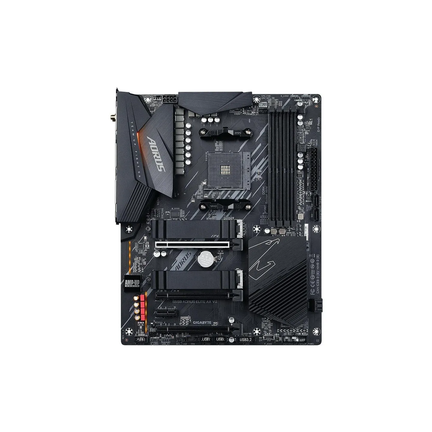 Gigabyte Mainboard|GIGABYTE|AMD B550|Socket AM4|ATX|RAM DDR4-SDRAM|4xSlots|Wi-Fi Yes|Bluetooth Yes|1xPCI Express x1 slots|3xPCI 