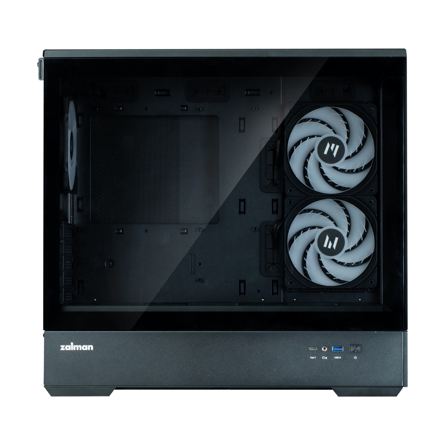 Zalman Obudowa P30 V2 MicroATX Mini Tower 3 FansRGB Black