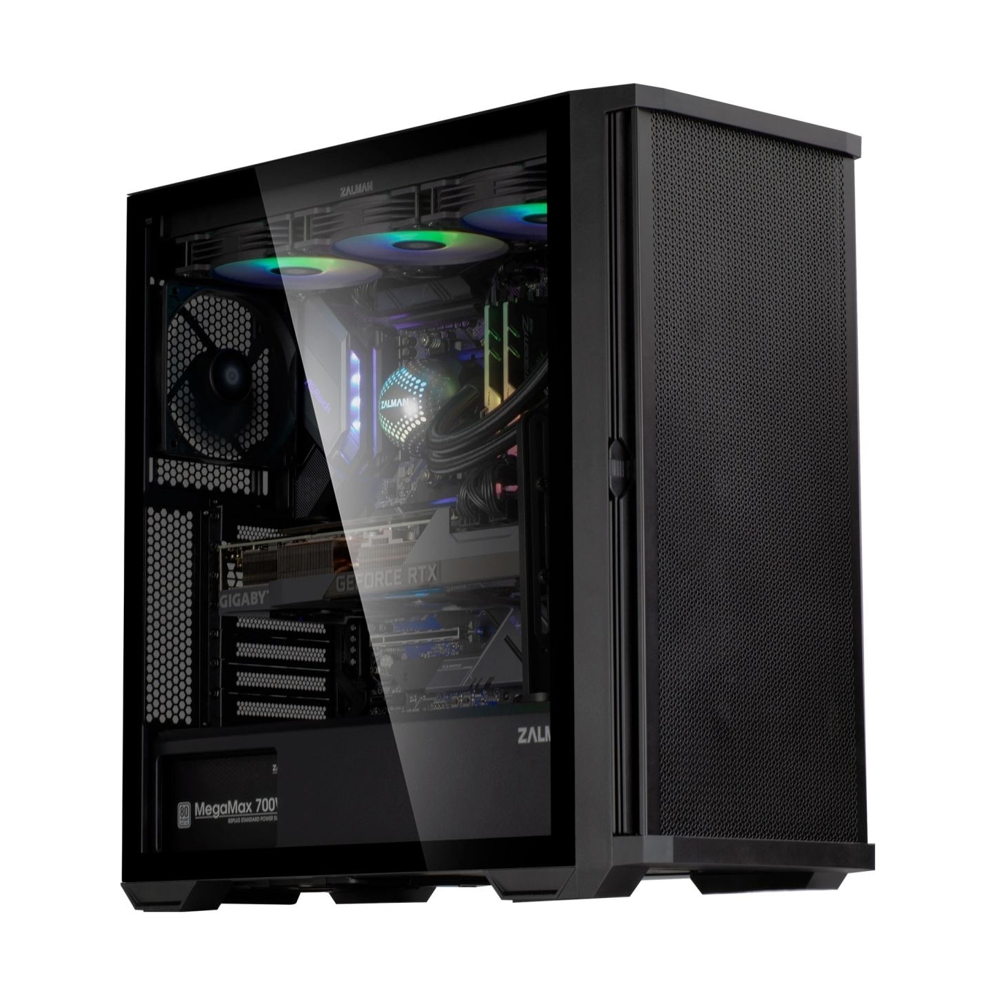 Zalman Case Z10 ATX Mid Tower Black Fan x4