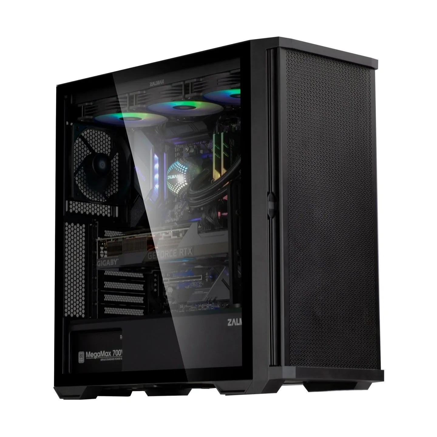 Zalman Case Z10 ATX Mid Tower Black Fan x4