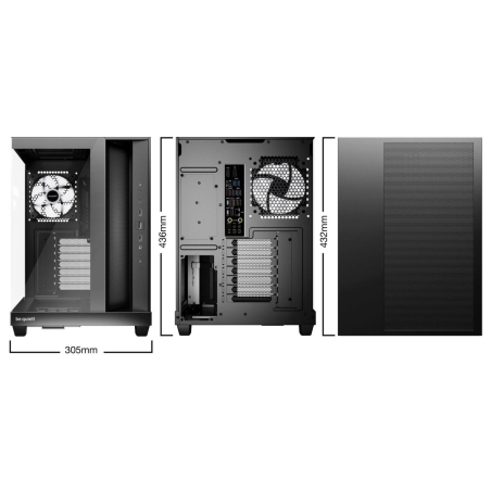 Be Quiet Case|BE QUIET|ATX/micro ATX/Mini-ITX|Black|Midi Tower|PC|BGW85