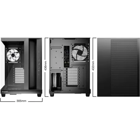 Be Quiet Case|BE QUIET|ATX/micro ATX/Mini-ITX|Black|Midi Tower|PC|BGW85