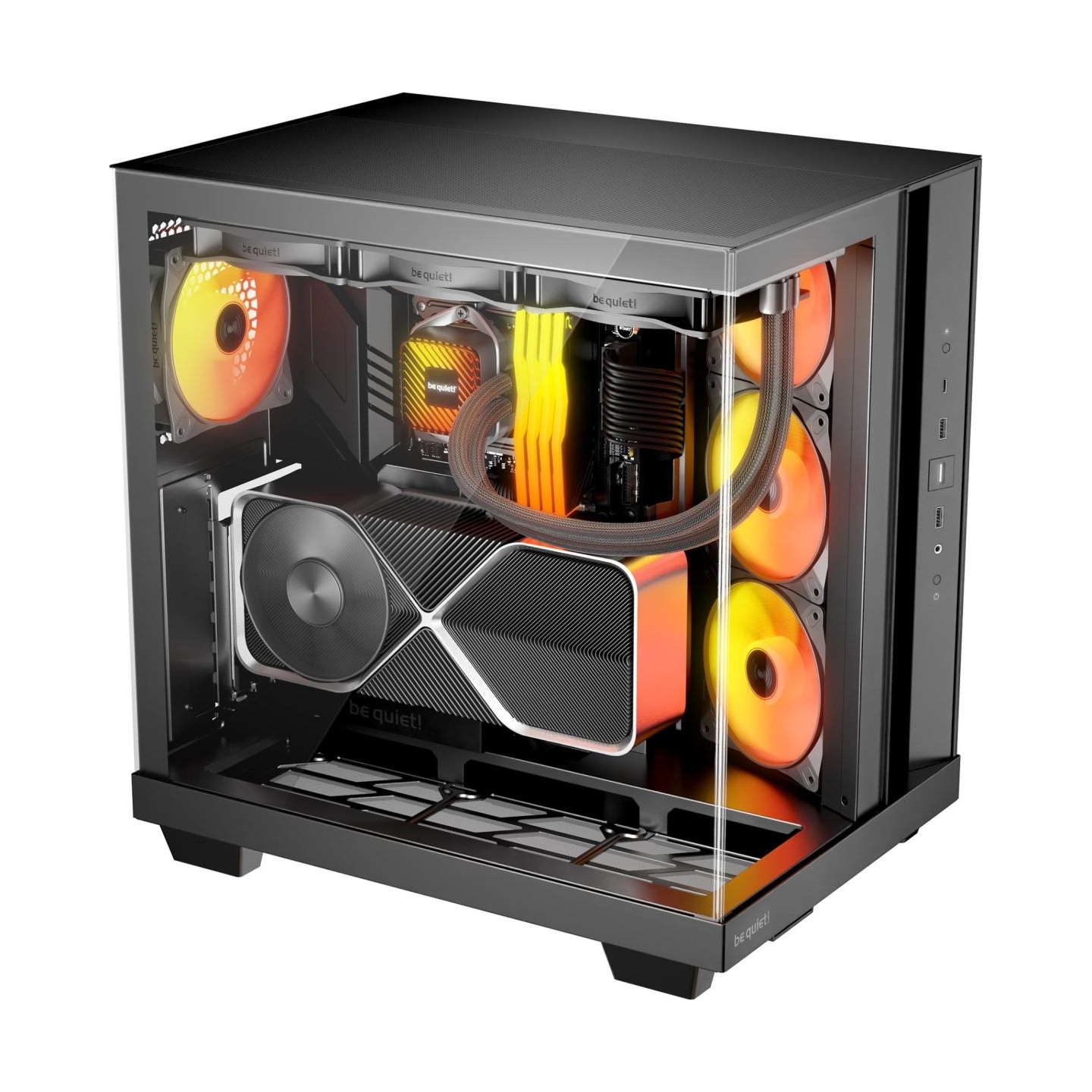 Be Quiet Case|BE QUIET|ATX/micro ATX/Mini-ITX|Black|Midi Tower|PC|BGW85