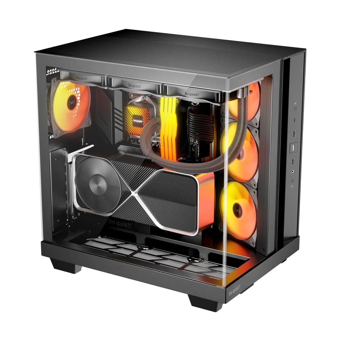 Be Quiet Case|BE QUIET|ATX/micro ATX/Mini-ITX|Black|Midi Tower|PC|BGW85