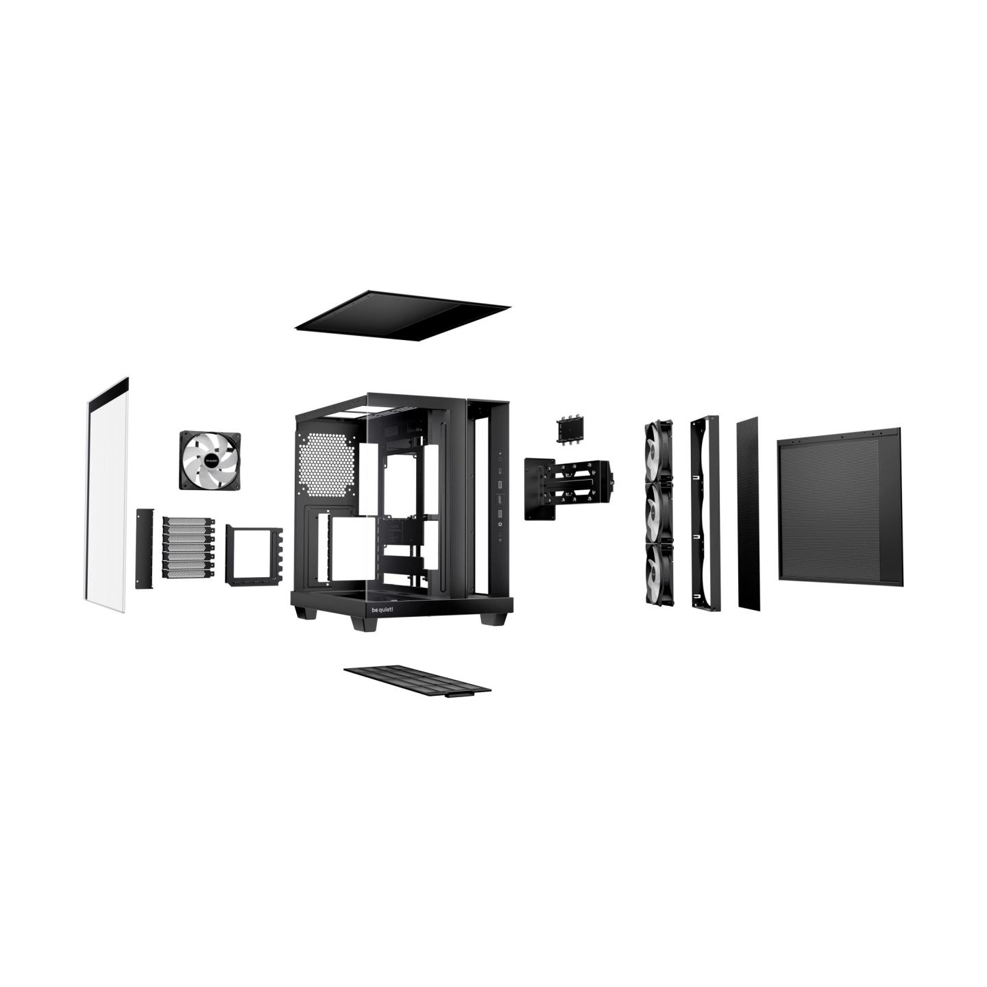 Be Quiet Case|BE QUIET|ATX/micro ATX/Mini-ITX|Black|Midi Tower|PC|BGW85
