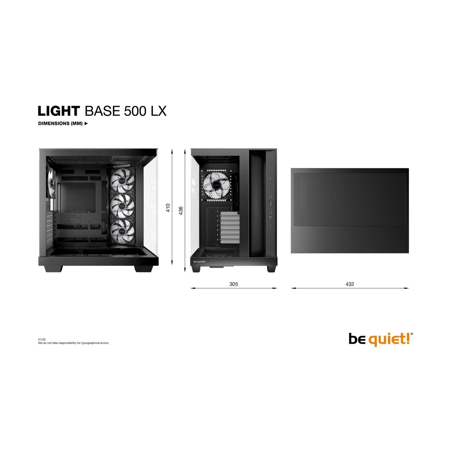 Be Quiet Case|BE QUIET|ATX/micro ATX/Mini-ITX|Black|Midi Tower|PC|BGW85