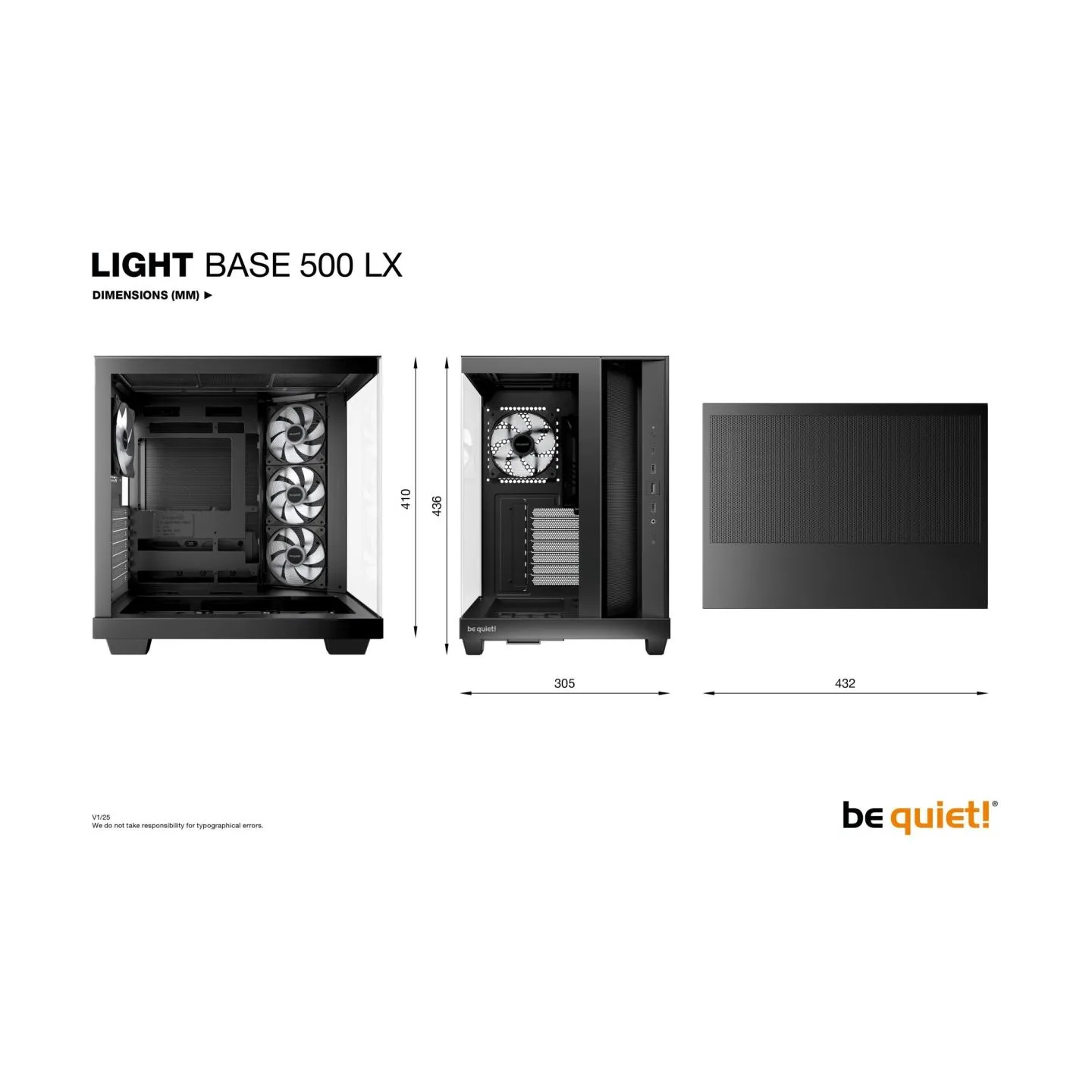Be Quiet Case|BE QUIET|ATX/micro ATX/Mini-ITX|Black|Midi Tower|PC|BGW85