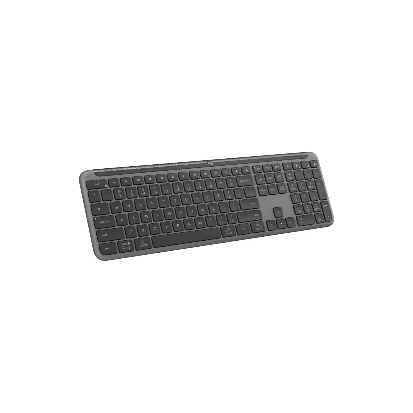 Logitech SIGNATURE SLIM WIRELESS KEYBOARD K950 - GRAPHITE - US INT'L - 2.4GHZ/BT - INTNL-973