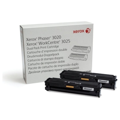 Xerox Phaser 3020 / WorkCentre 3025 Dual Pack Print Cartridge / 106R03048
