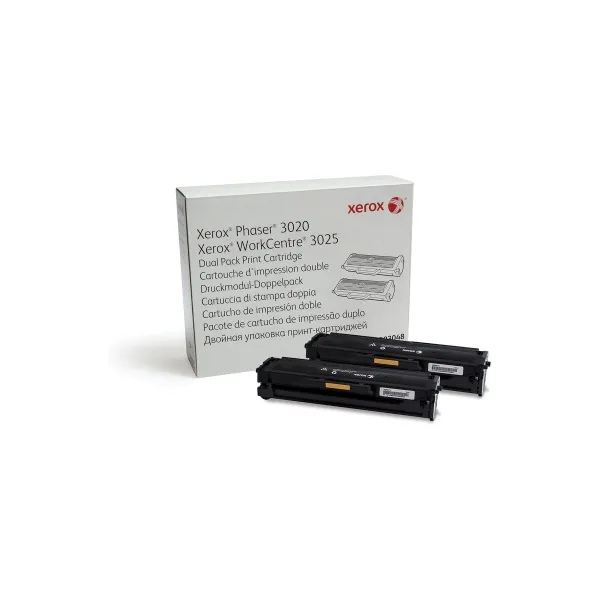 Xerox Phaser 3020 / WorkCentre 3025 Dual Pack Print Cartridge / 106R03048