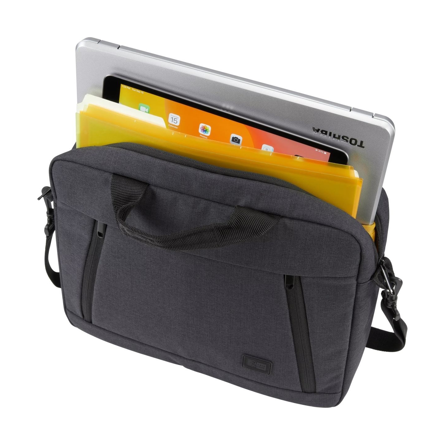Case Logic | Huxton | Fits up to size 13.3 " | Laptop attaché | Shoulder strap | Black