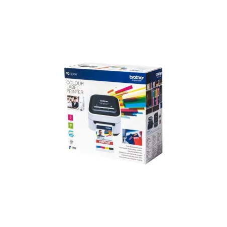 Brother VC-500W | Colour | ZINK Zero-Ink | Label Printer | Wi-Fi | Black/ grey