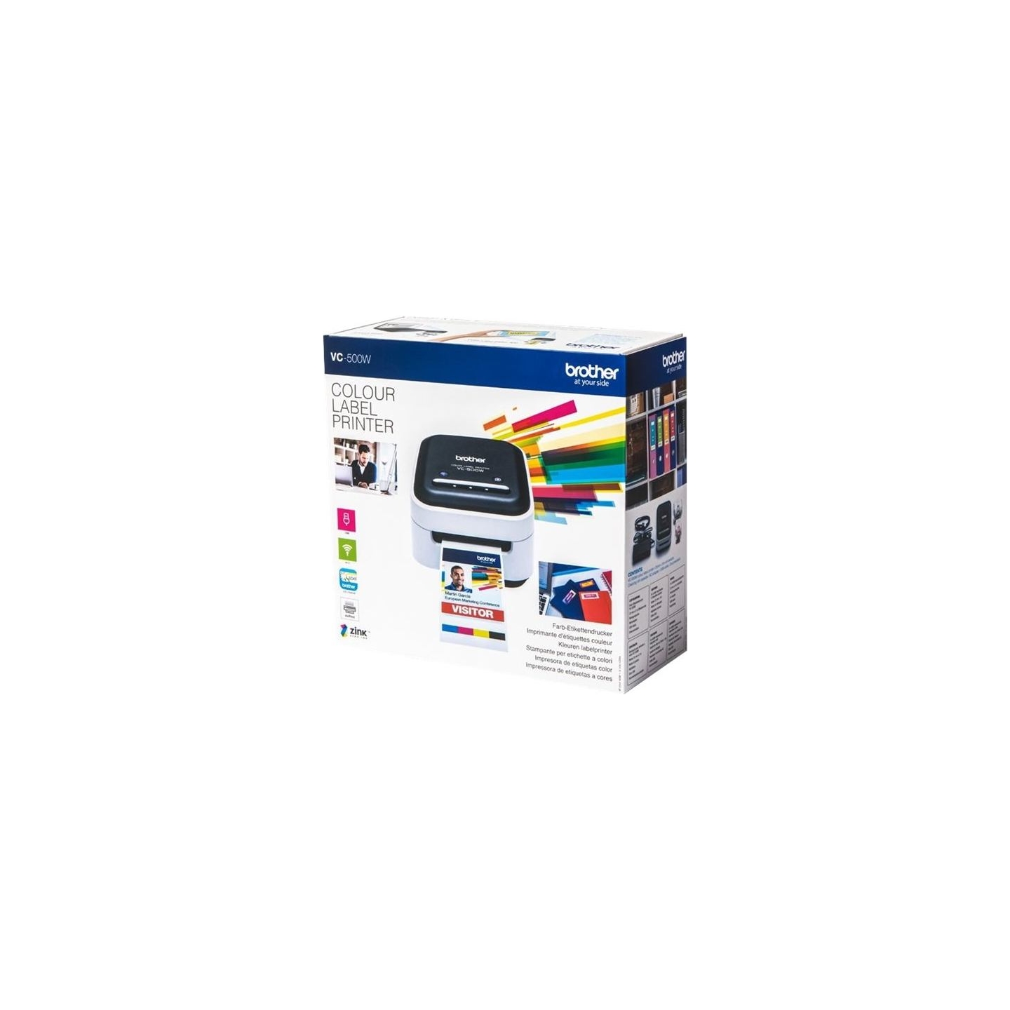 Brother VC-500W LABEL THERMO PRINTER DESKTOP, USB, WIFI
