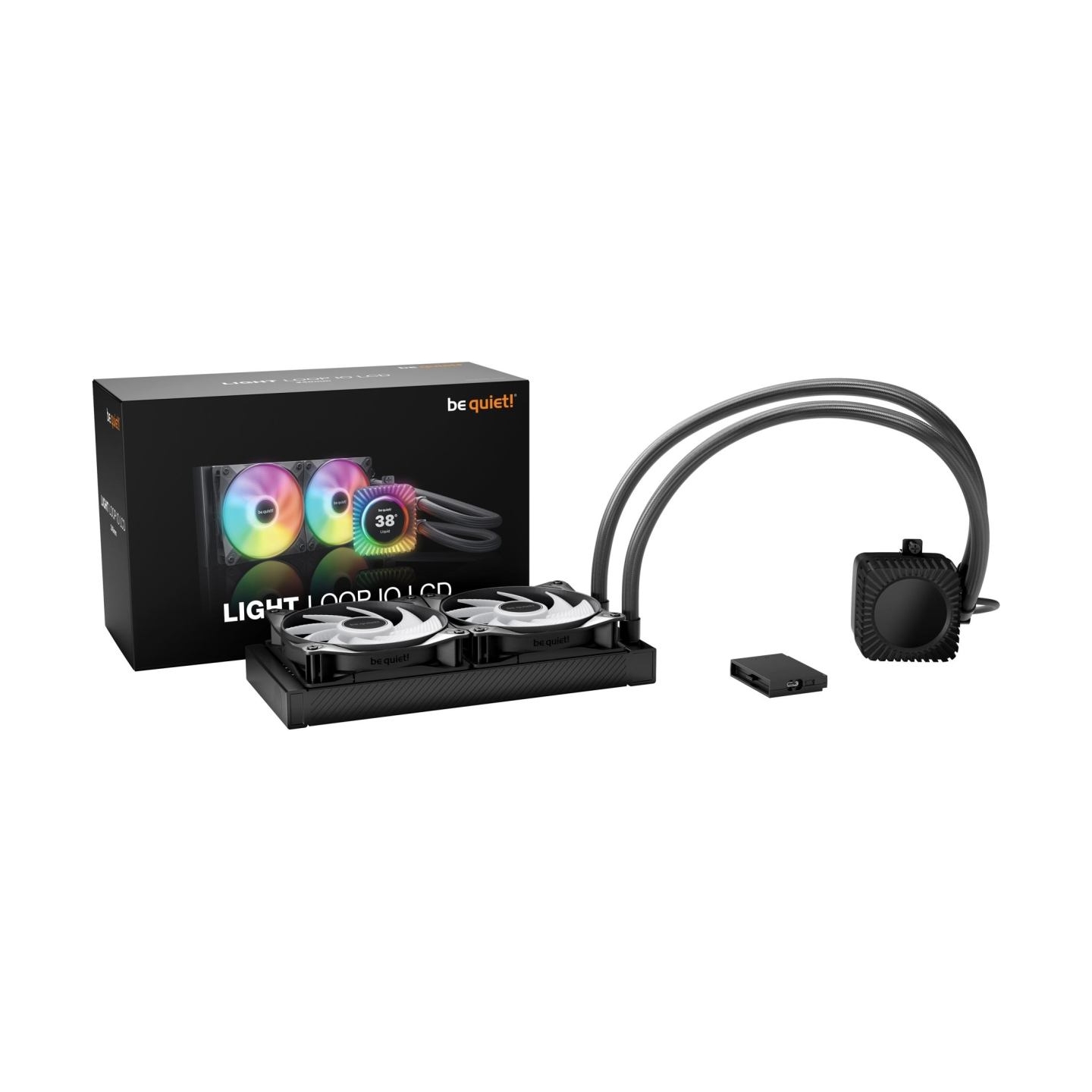 Be Quiet CPU cooler Light Loop IO LCD 240mm Black