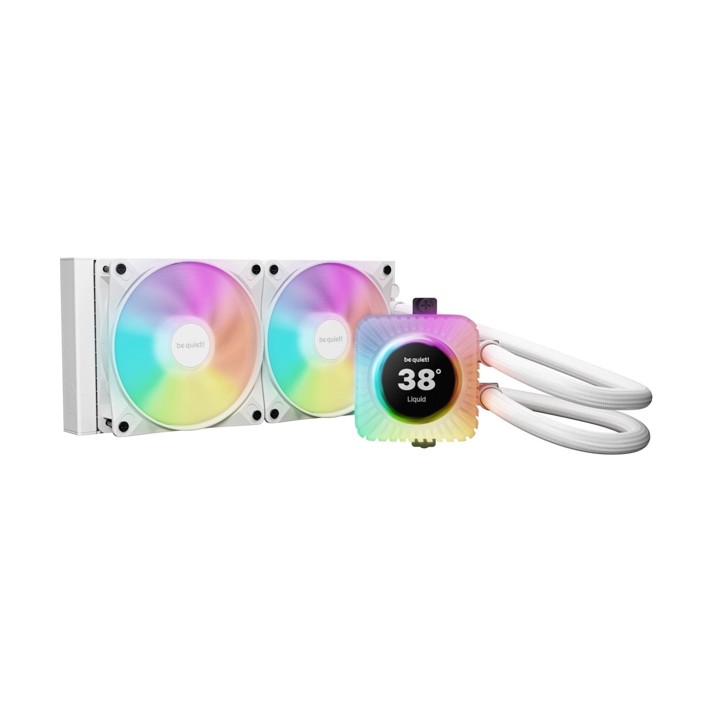 Be Quiet CPU cooler Light Loop IO LCD 240mm White