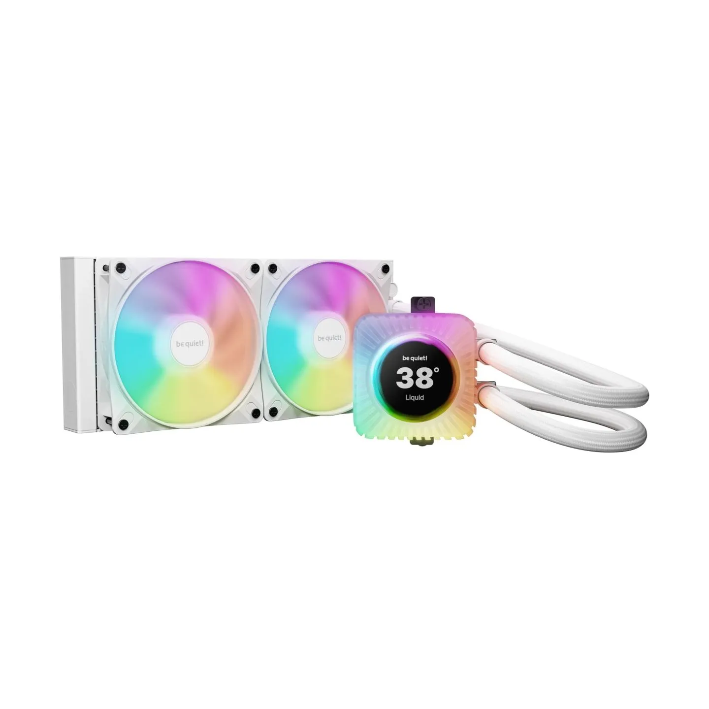 Be Quiet CPU cooler Light Loop IO LCD 240mm White