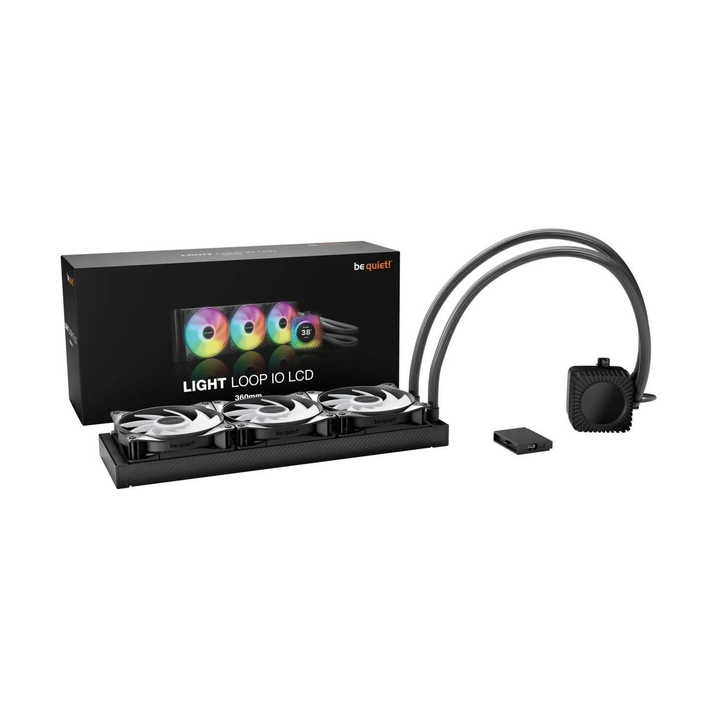 Be Quiet CPU cooler Light Loop IO LCD 360mm Black