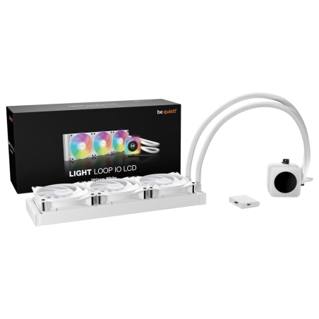 Be Quiet CPU cooler Light Loop IO LCD 360mm White