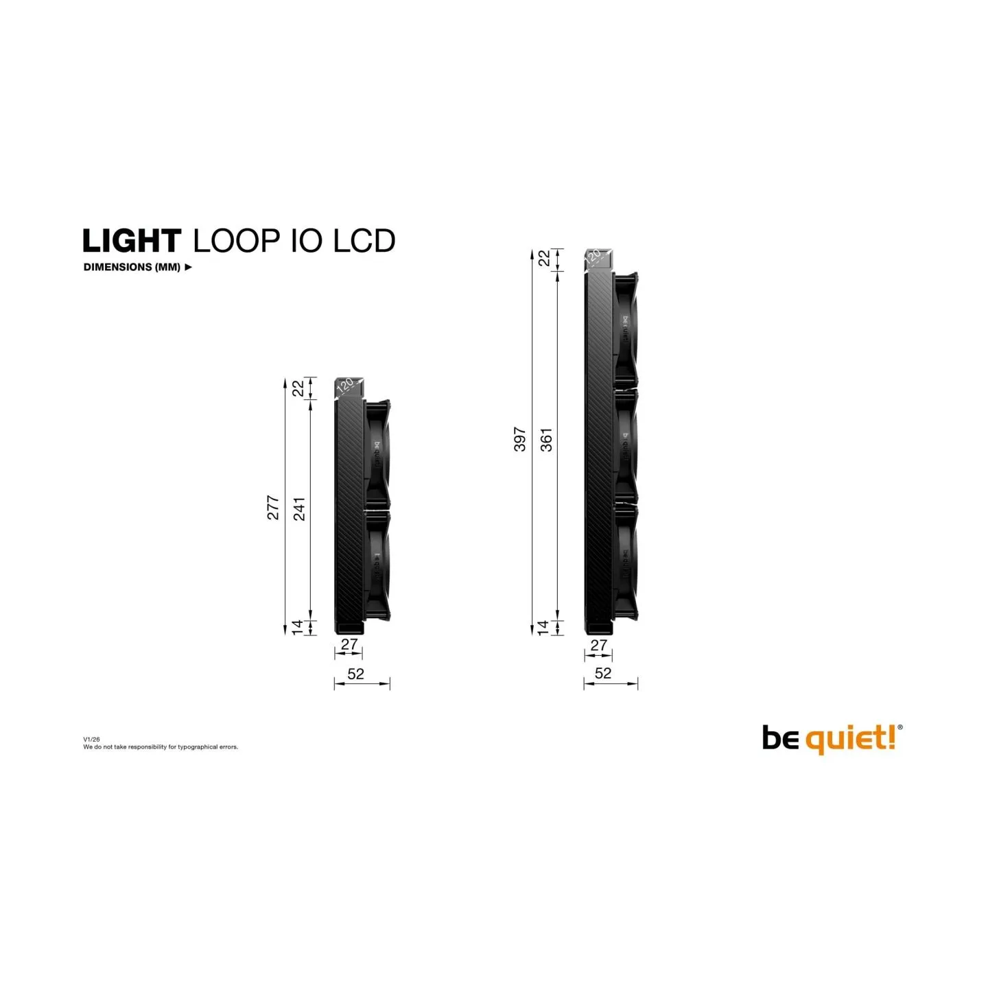 Be Quiet CPU COOLER S_MULTI/LIGHT LOOP IO BW033 BE QUIET