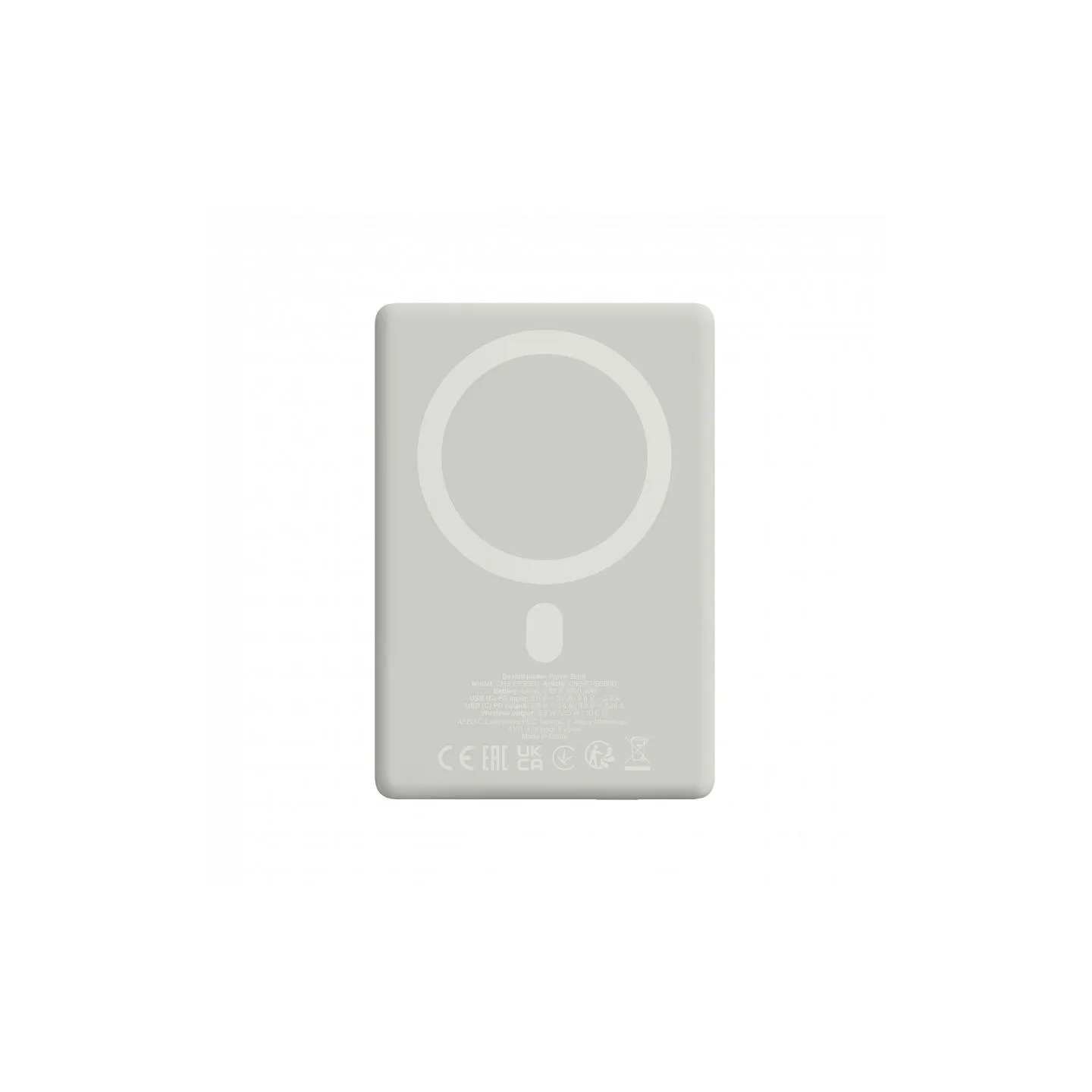 Canyon magnetic power bank OnPower 500 PD20W 5000mAh Aluminium Star Grey