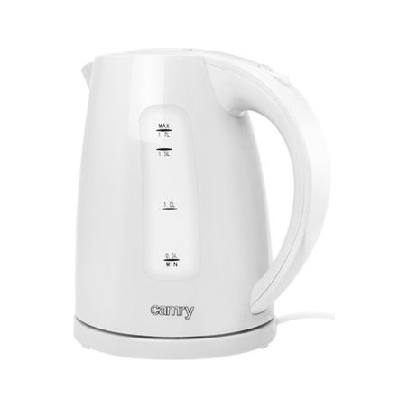 Camry | Kettle | CR 1255 | Standard | 2200 W | 1.7 L | Plastic | 360° rotational base | White