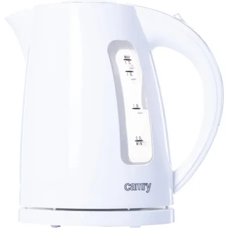 Camry | Kettle | CR 1255 | Standard | 2200 W | 1.7 L | Plastic | 360° rotational base | White