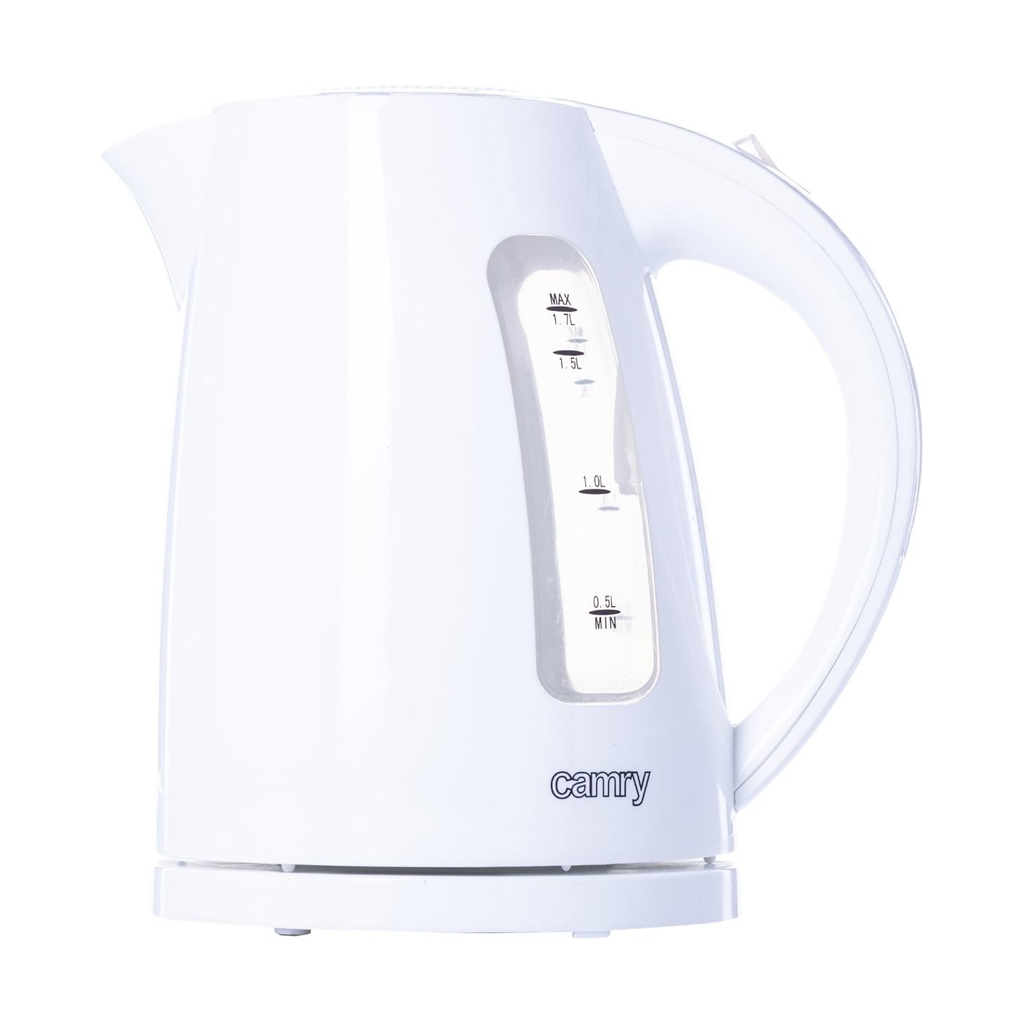 Camry | Kettle | CR 1255 | Standard | 2200 W | 1.7 L | Plastic | 360° rotational base | White