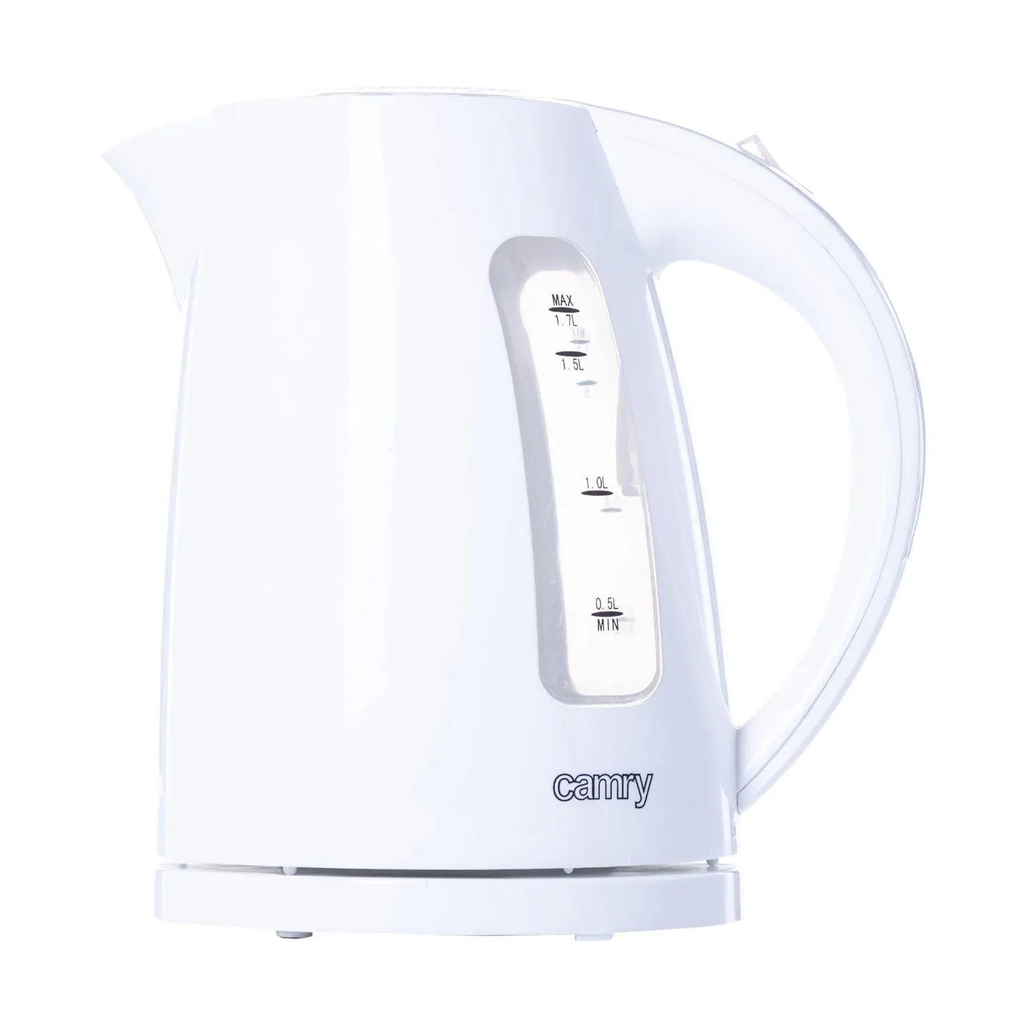 Camry | Kettle | CR 1255 | Standard | 2200 W | 1.7 L | Plastic | 360° rotational base | White