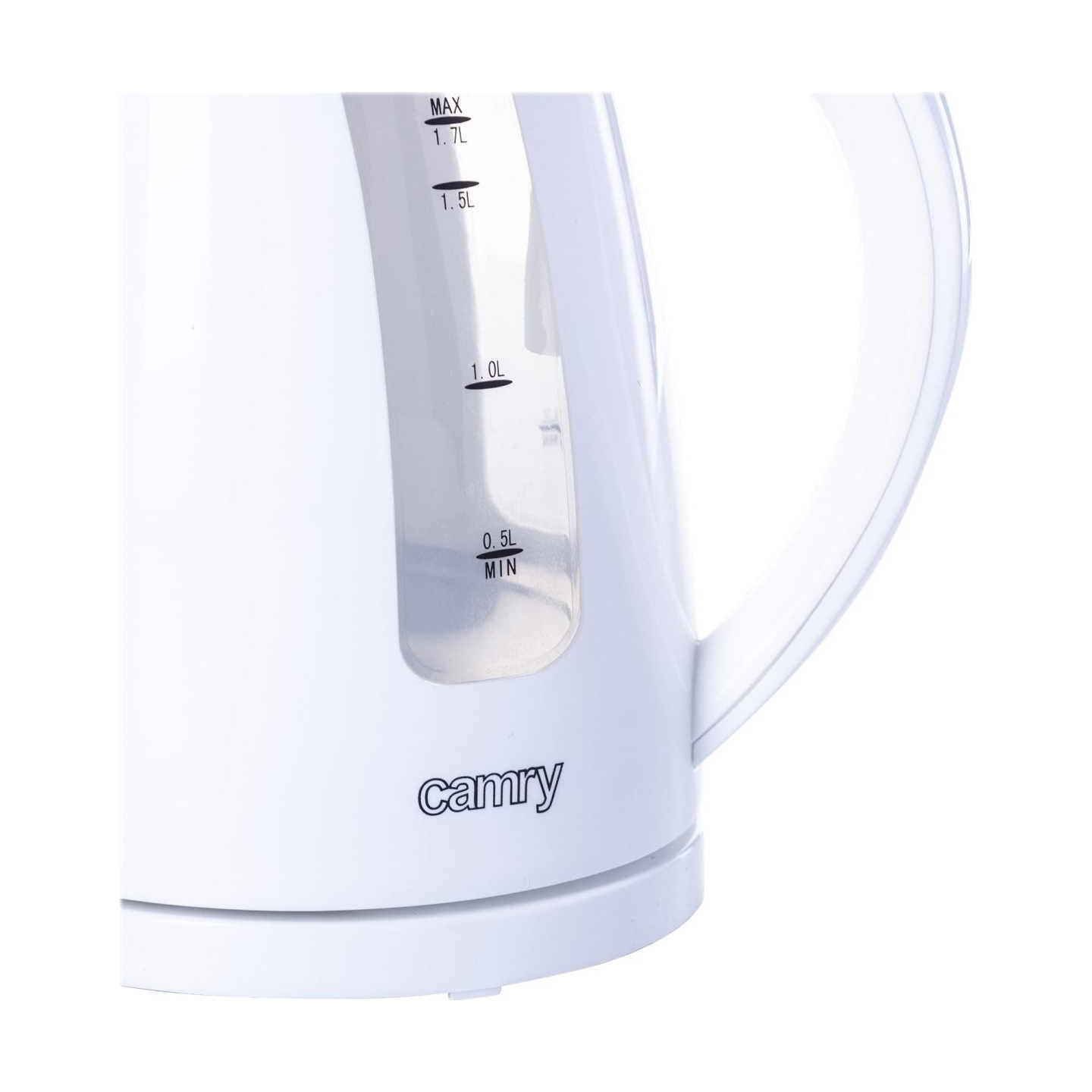 Camry | Kettle | CR 1255 | Standard | 2200 W | 1.7 L | Plastic | 360° rotational base | White