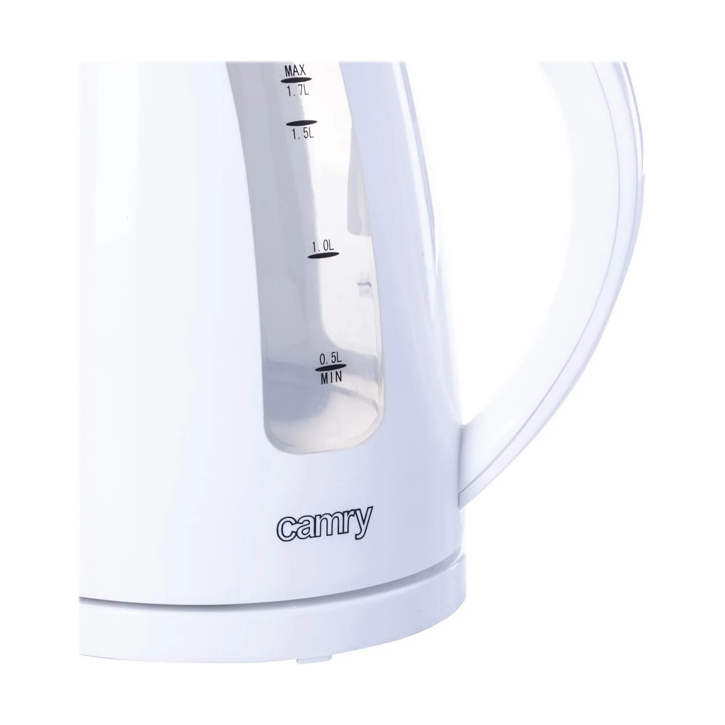 Camry | Kettle | CR 1255 | Standard | 2200 W | 1.7 L | Plastic | 360° rotational base | White