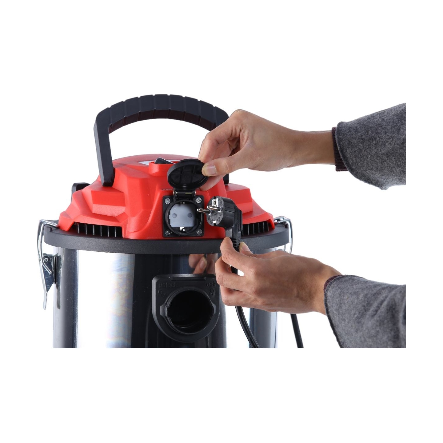 Camry | Professional industrial Vacuum cleaner | CR 7045 | Bagged | Wet suction | Power 3400 W | Dust capacity 25 L | Red/Silver