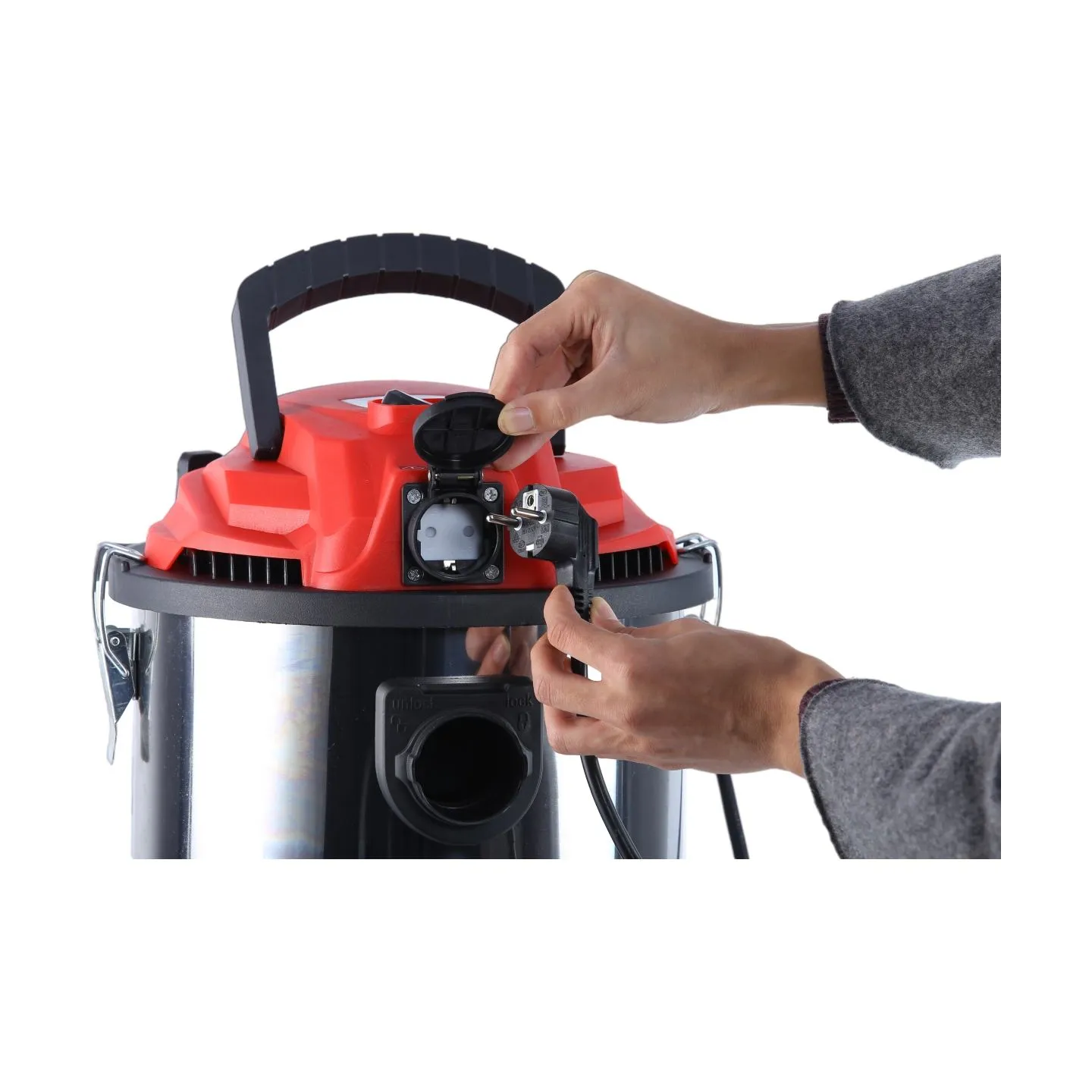 Camry | Professional industrial Vacuum cleaner | CR 7045 | Bagged | Wet suction | Power 3400 W | Dust capacity 25 L | Red/Silver