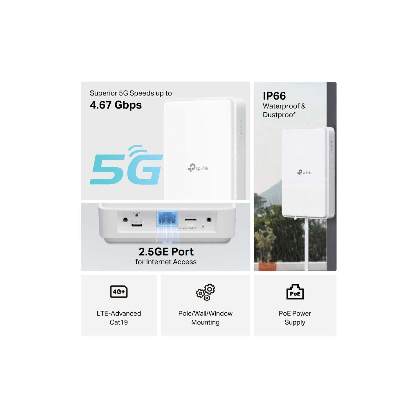 Tp-Link Router NE200-Outdoor 5G