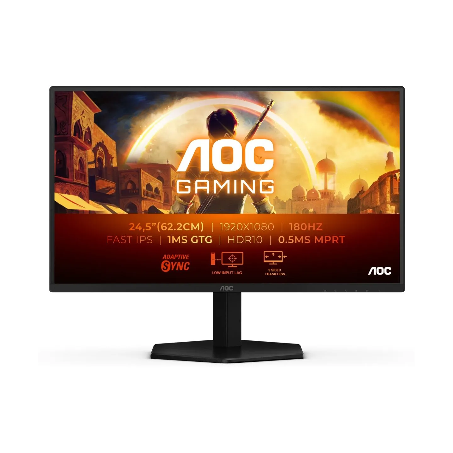 Lenovo AOC 68,6 cm/27" (2560×1440) AOC 27G42XNE 16:9 QHD Fast VA 0,5 ms 180 Hz HDMI DP / 25G42E