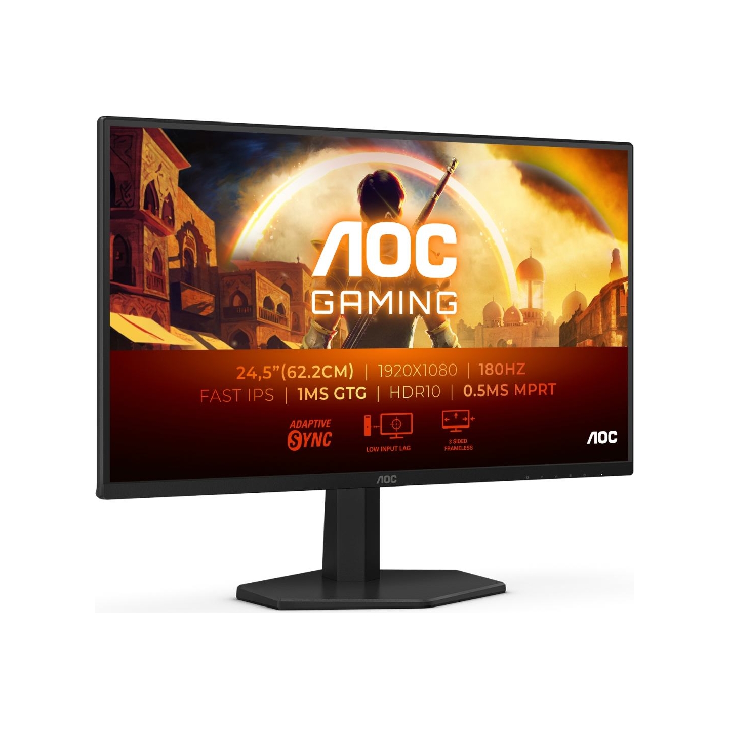 Lenovo AOC 68,6 cm/27" (2560×1440) AOC 27G42XNE 16:9 QHD Fast VA 0,5 ms 180 Hz HDMI DP / 25G42E