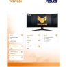 Asus Monitor 34 inches VG34VQ3B WQHD 180Hz DP HDMI TUF 1500R