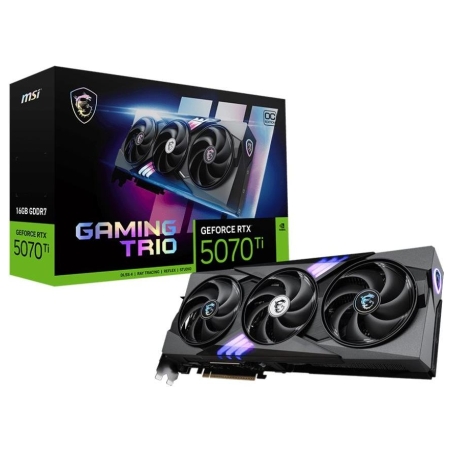 MSI Graphics Card|MSI|NVIDIA GeForce RTX 5070 Ti|16 GB|GDDR7|256 bit|PCIE 5.0 16x|Dual Slot Fansink|1xHDMI|3xDisplayPort|RTX5070