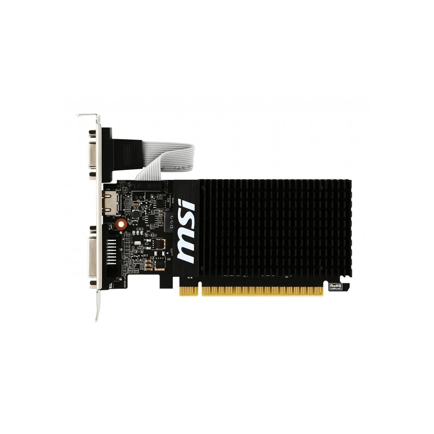 MSI | GT 710 2GD3H LP | NVIDIA | 2 GB | GeForce GT 710 | DDR3 | DVI-D ports quantity 1 | HDMI ports quantity 1 | PCI Express 2.0