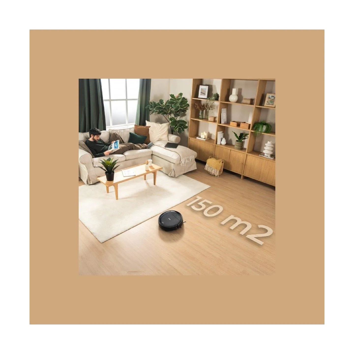 Cecotec Robot Vacuum Cleaner | Conga M10 Advance | Operating time (max) 150 min | Dry | Lithium-ion | 2000 mAh | Black | 3000 Pa