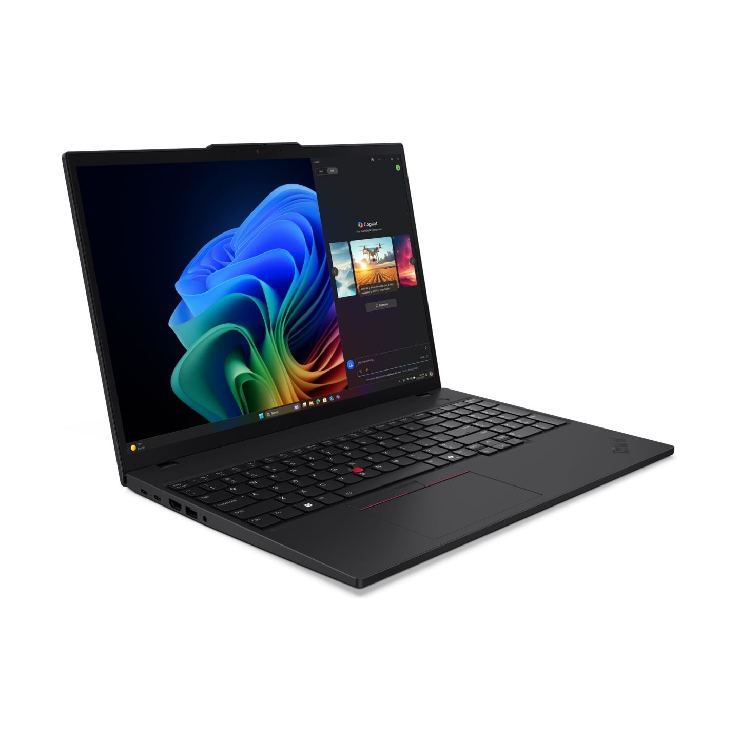 Lenovo ThinkPad T16 Gen 4 Copilot+ AMD Ryzen™ AI 5 PRO 340 256GB SSD 16GB 16" (1920x1200) WIN11 Pro BLACK Backlit Keyboard FP Re