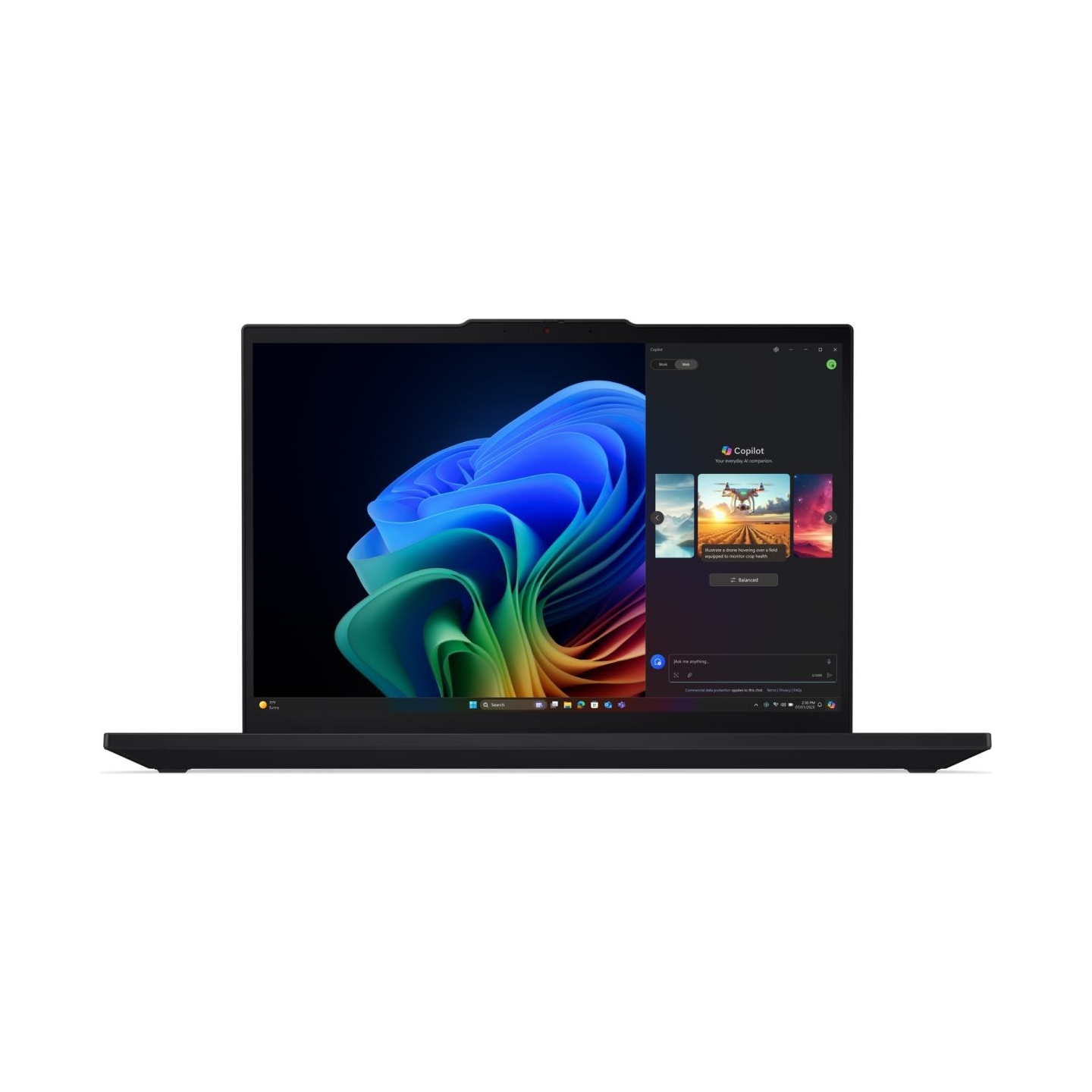 Lenovo ThinkPad T16 Gen 4 Copilot+ AMD Ryzen™ AI 5 PRO 340 256GB SSD 16GB 16" (1920x1200) WIN11 Pro BLACK Backlit Keyboard FP Re