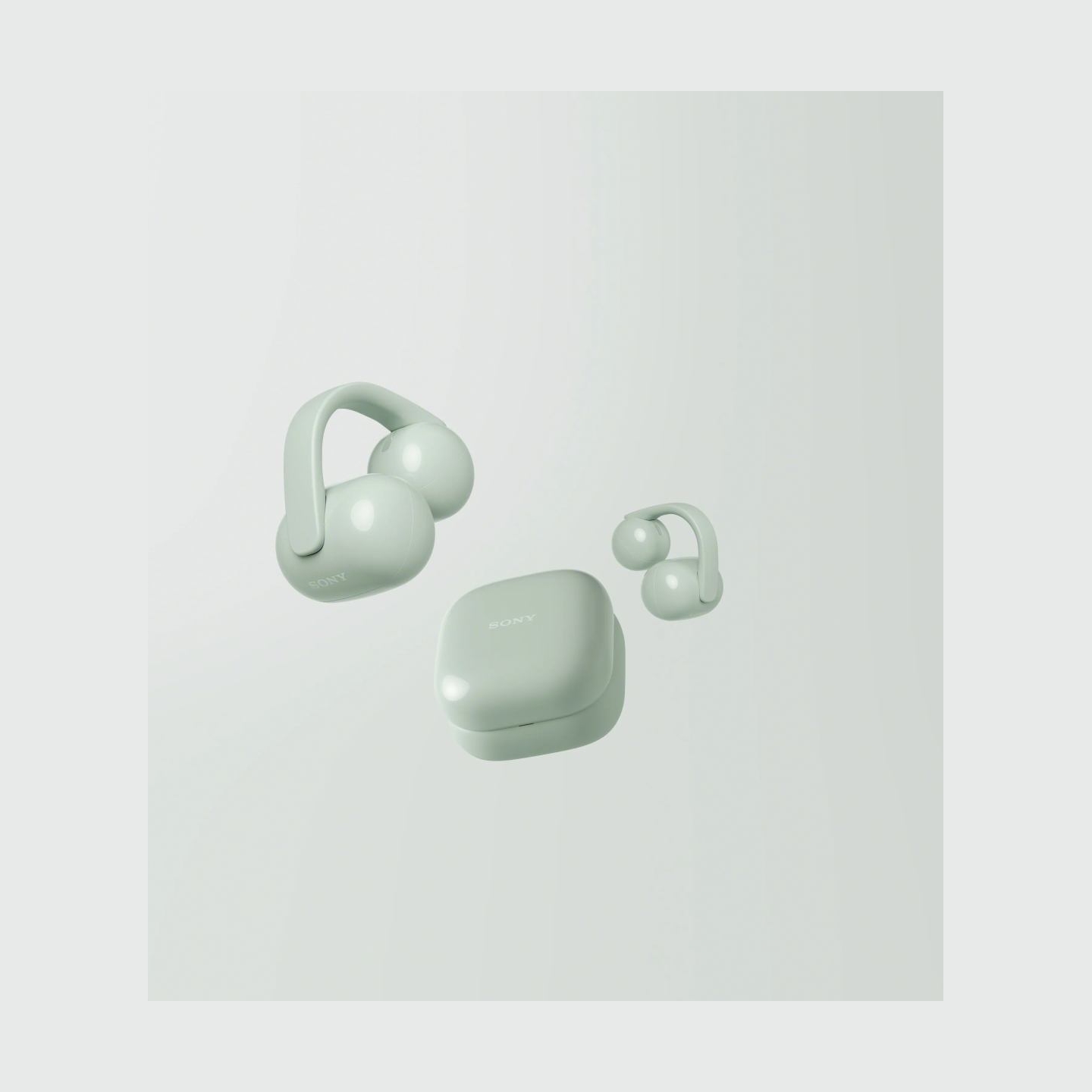 Sony | Earbuds | LinkBuds WF-LC900 Clip | Bluetooth | Open-Ear | Green | Wireless