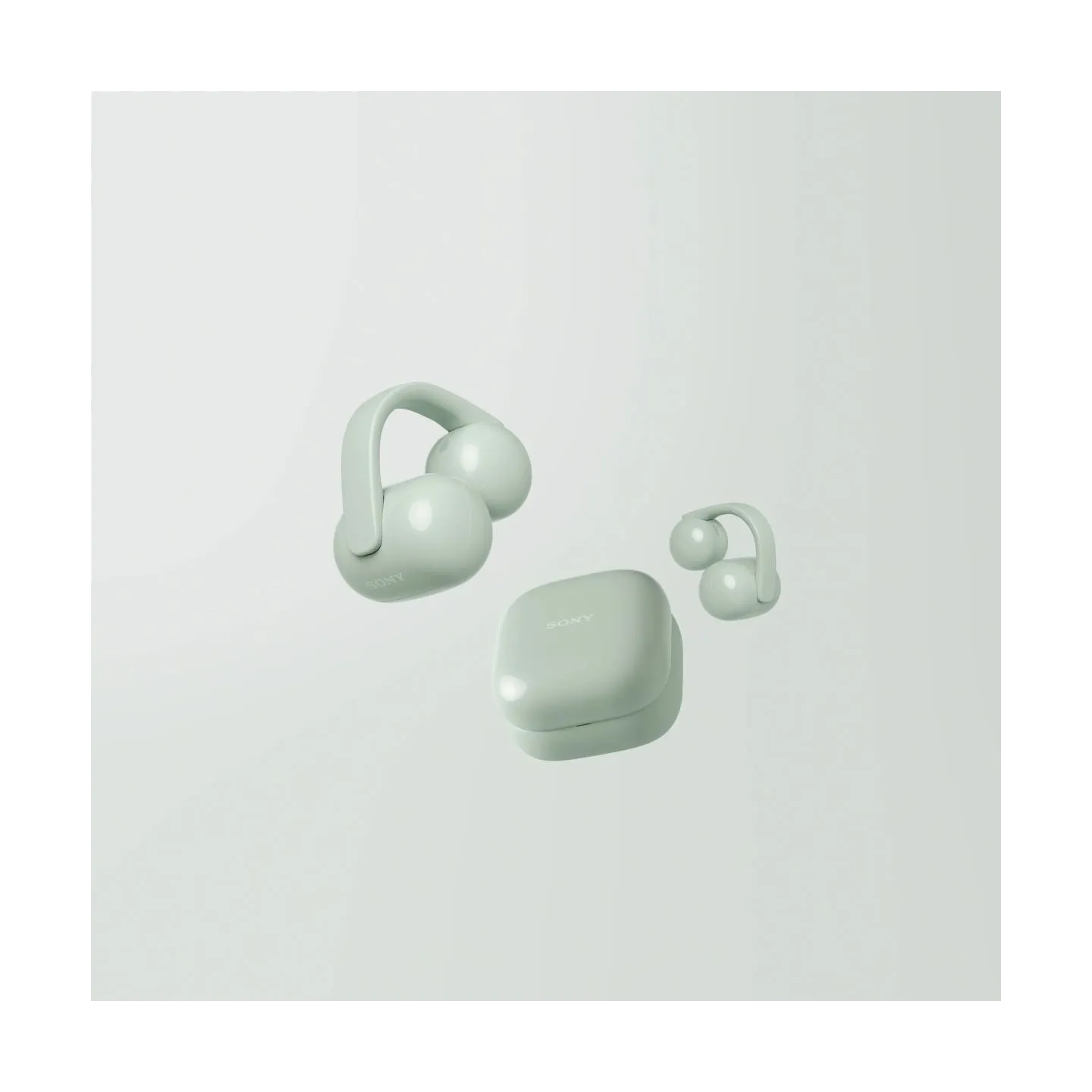 Sony | Earbuds | LinkBuds WF-LC900 Clip | Bluetooth | Open-Ear | Green | Wireless